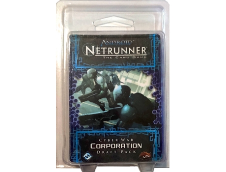 Jogo de Cartas  Cyber War Corp Draft Pack POD - Netrunner LCG (Inglês - Idade Mínima: 14)