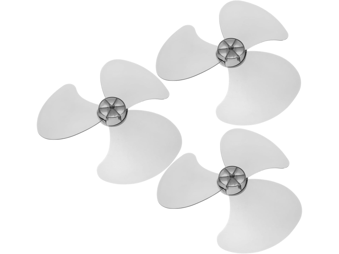 Conjunto De 3 Pás De Ventilador De Plástico De 16 Polegadas Com 3