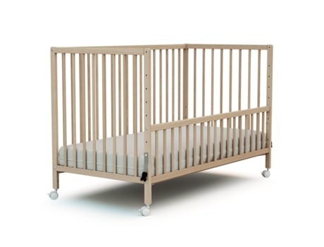 Cama de Bebé de Acoplar 60 X 120 Cm Faia em Bruto WEBABY