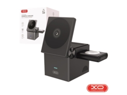 Carregador Por Indução Qi 20w C/ Suporte 3em1 Xo