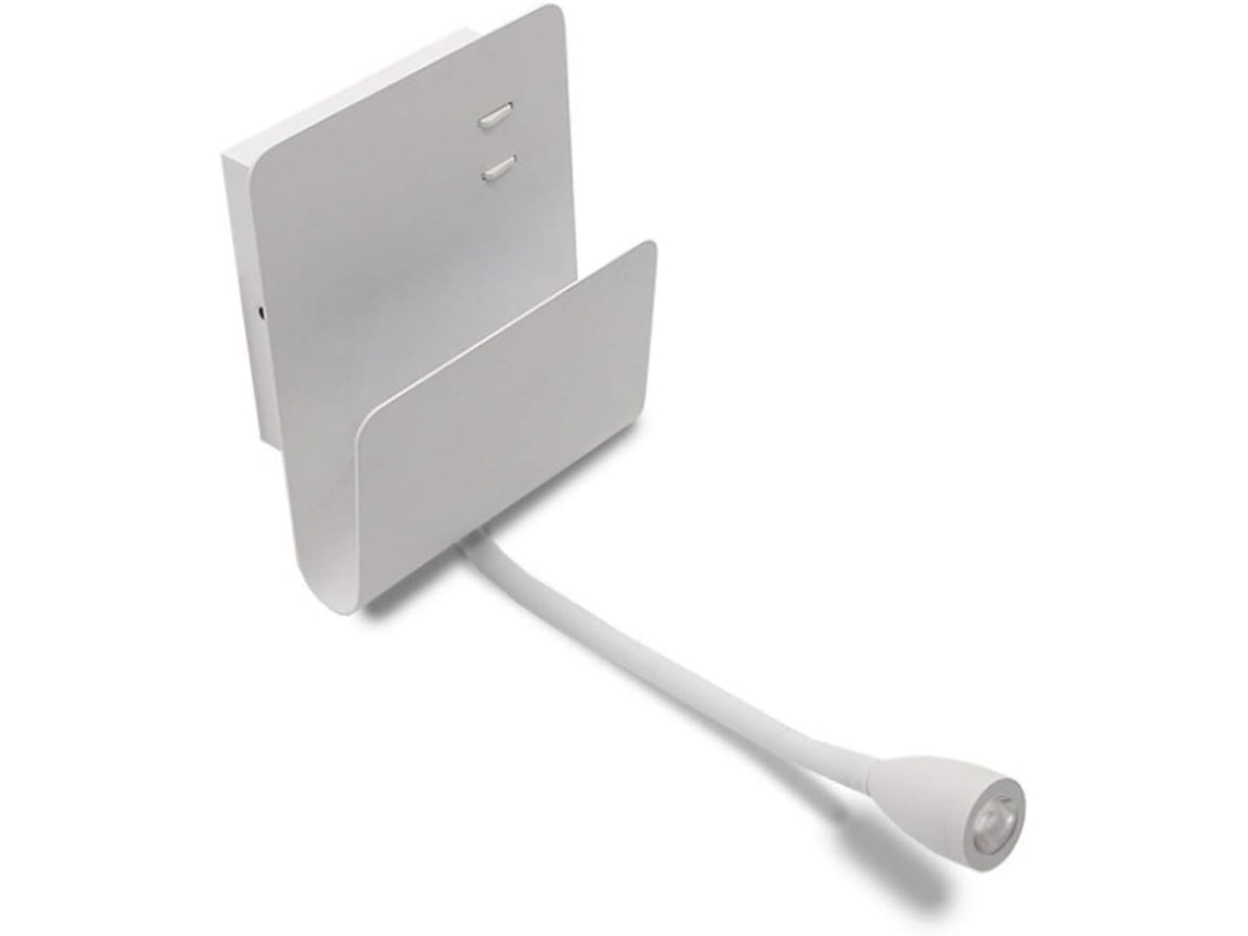 Ttdgyyxw Luminária De Parede Giratória Minimalista Nórdica Com Led, Luminária De Cabeceira Com Led 3w, Iluminação De