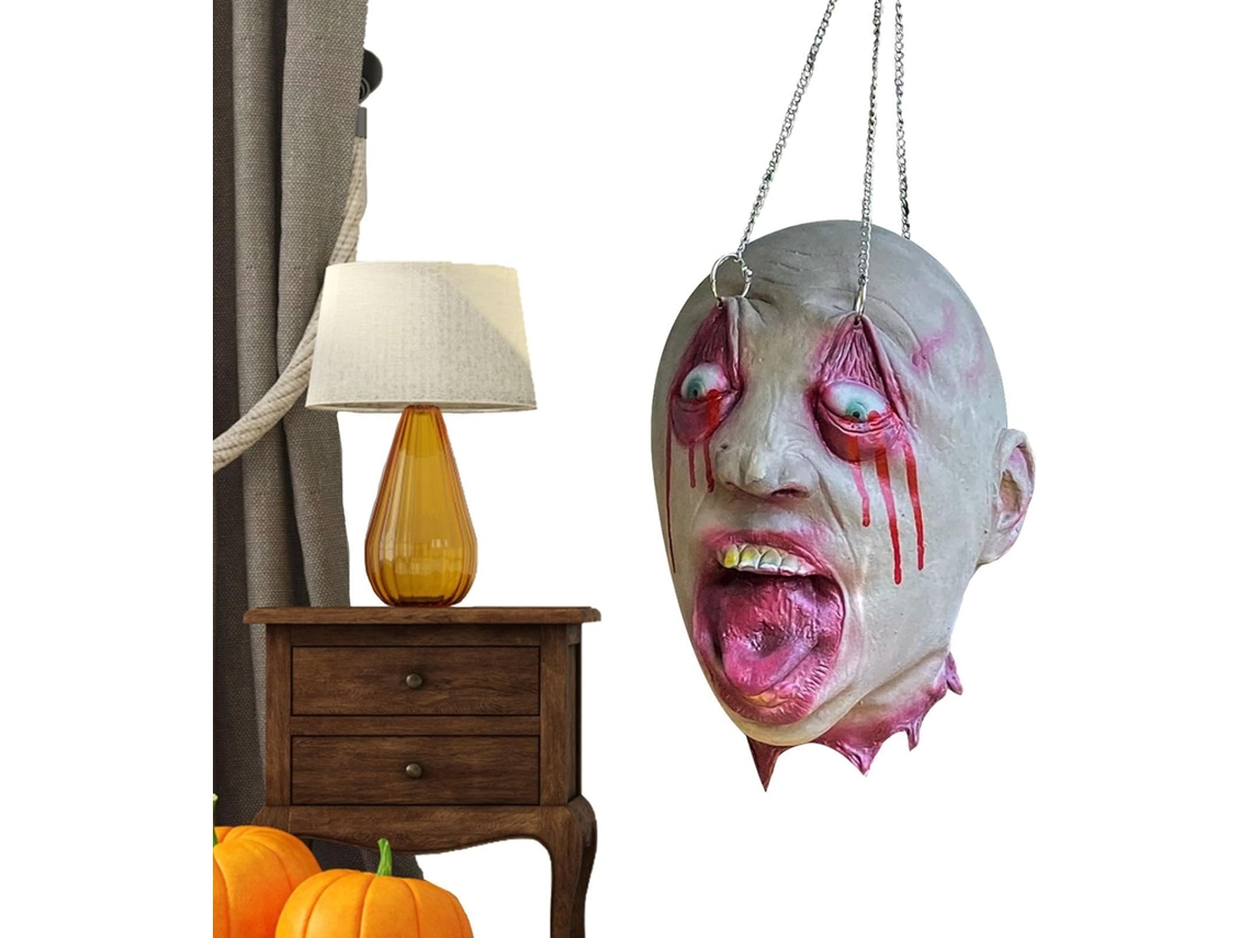 Decoração De Casa Assombrada | Acessório De Cabeça Para O Halloween | Parte Do Corpo Impermeável Par Gokoco