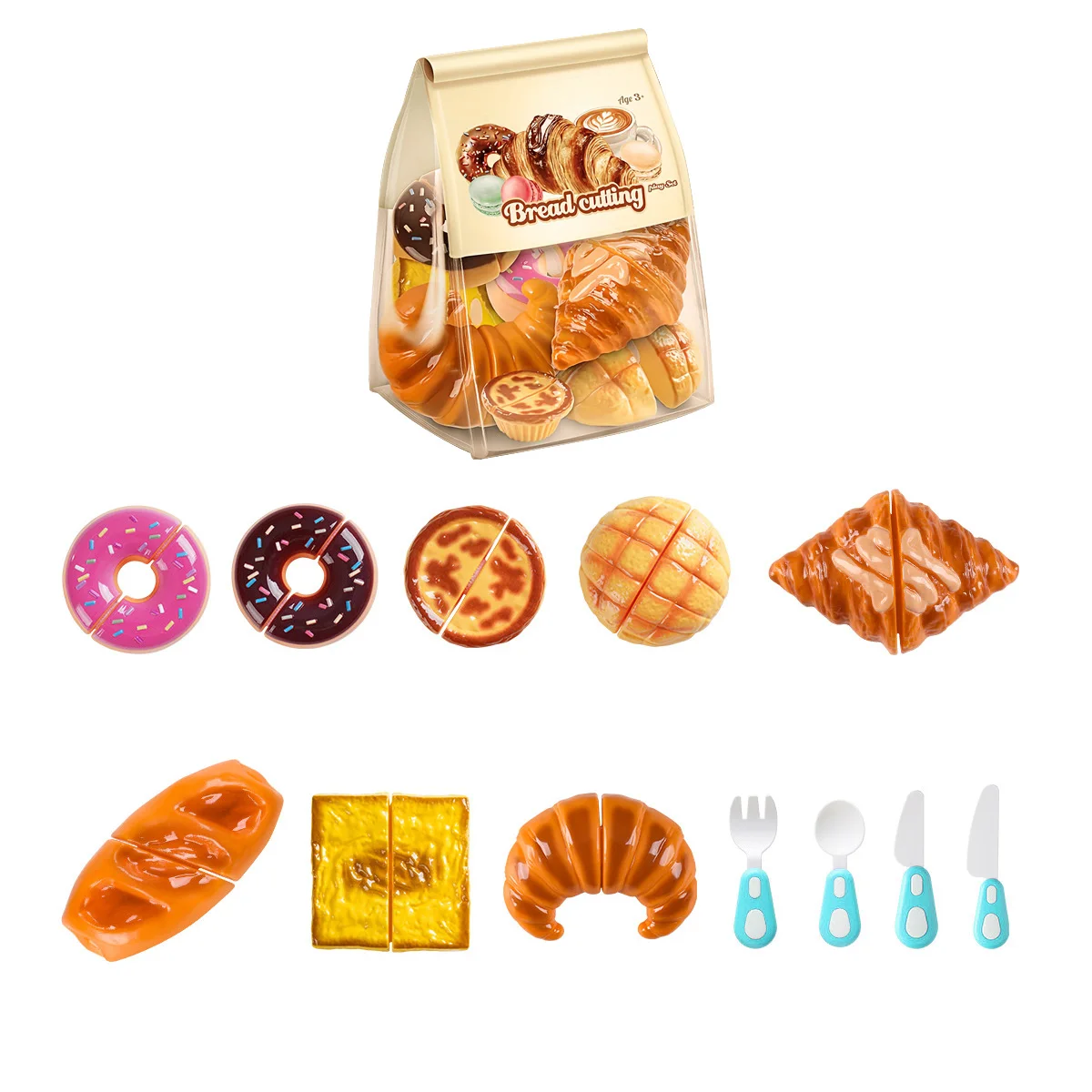 Brinquedo de Cozinha Infantil, Realista, Ideal para Brincadeiras de Faz de Conta. MDUG
