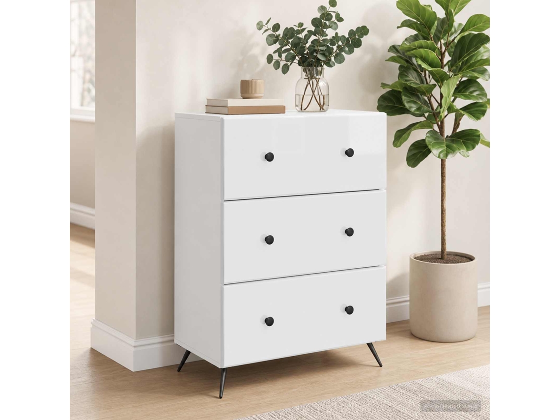 Vidaxl Gabinete De Gavetas 66 X 34,5 X 90 Cm Derivados De Madeira