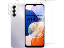 Protector de Lente Filme Proteção Traseira Cobertura Total Sem Bolhas para Samsung Galaxy A14 HONGWE.