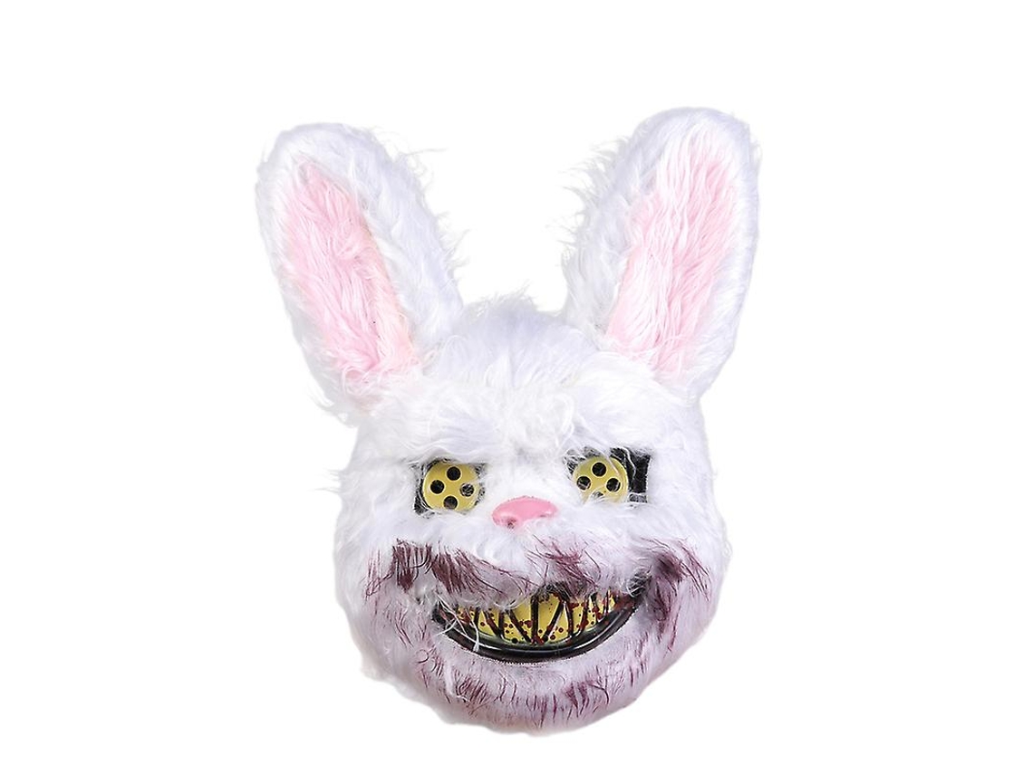 1Pcs Máscara de Coelho Sangrento Brilhante para Decorações de Halloween ALLINLESS