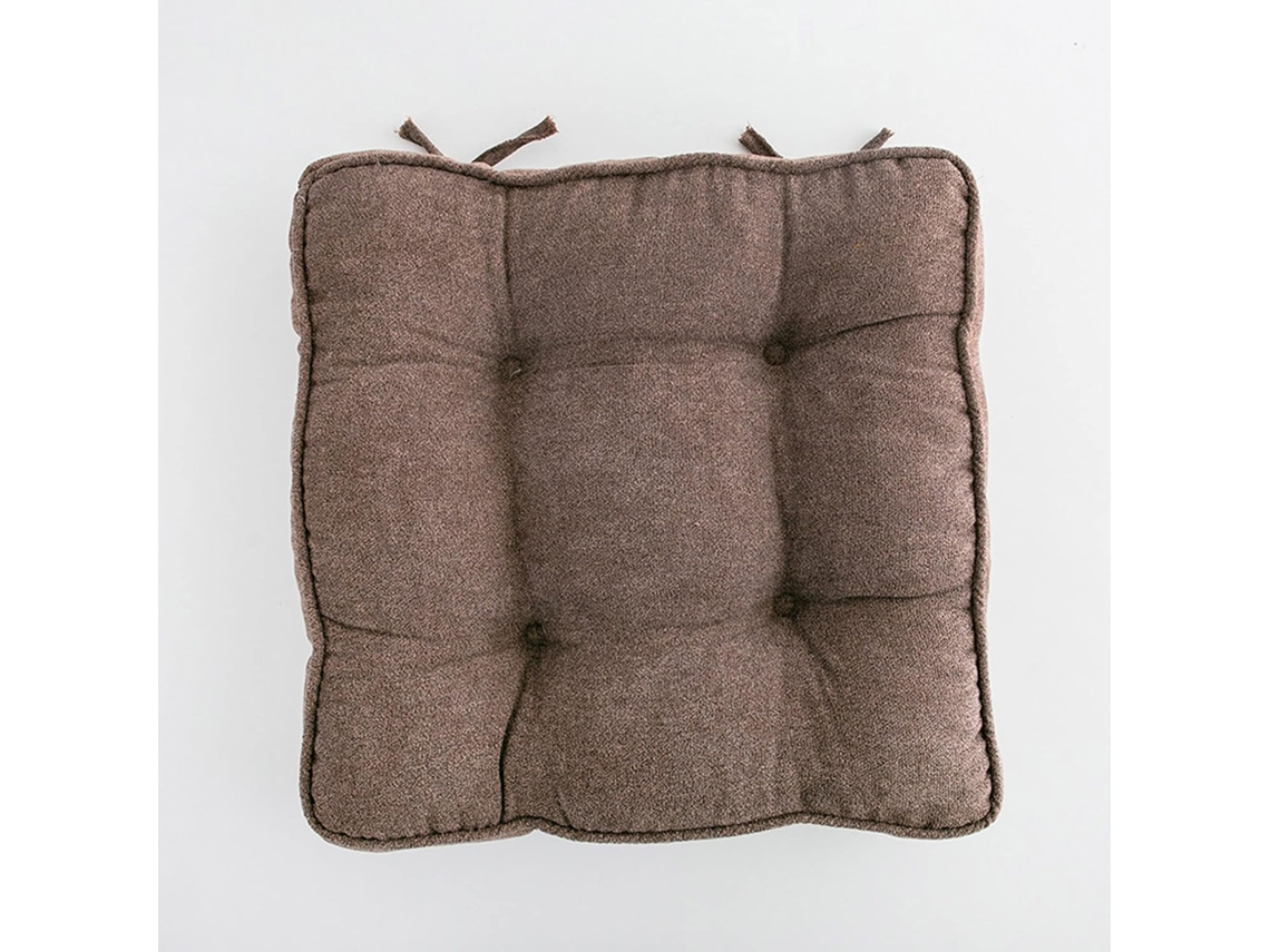 Almofada Antiderrapante Para Cadeira Com Amarras, Almofada Para Cadeira De Jantar, 45x 45cm, Para Sala De Estar