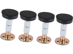 Conjunto de 4 Peças Suporte Mesa Cabeceira Ajustável em Metal com Atuador Robusto Anti Oscilação CHABERLU