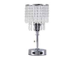Rebe-lâmpada De Mesa Usb Crystal, Lâmpada De Quarto, Lâmpada De Prateleira, Tipo Táctil + Lâmpada Táctil 1§2§3§4§5§6§7