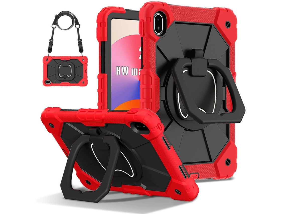Capa Híbrida De Silicone E Pc Com Robô Em Cores Contrastantes Para Tablet Huawei Matepad Se 11 2024