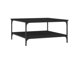 Mesa de centro 80x80x40 cm Madeira Preto MAISON EXCLUSIVE