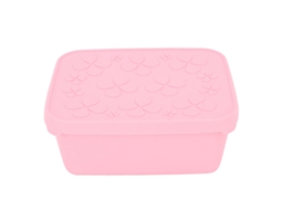 Caixa de Lanche de Aço Inoxidável 304, 550ml, Rosa | S/MARCA