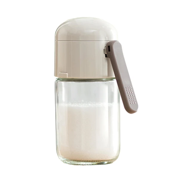 Saleiro De Vidro Dosador, À Prova De Umidade, Para Temperos, Ideal Para Camping E Cozinha, 180ml