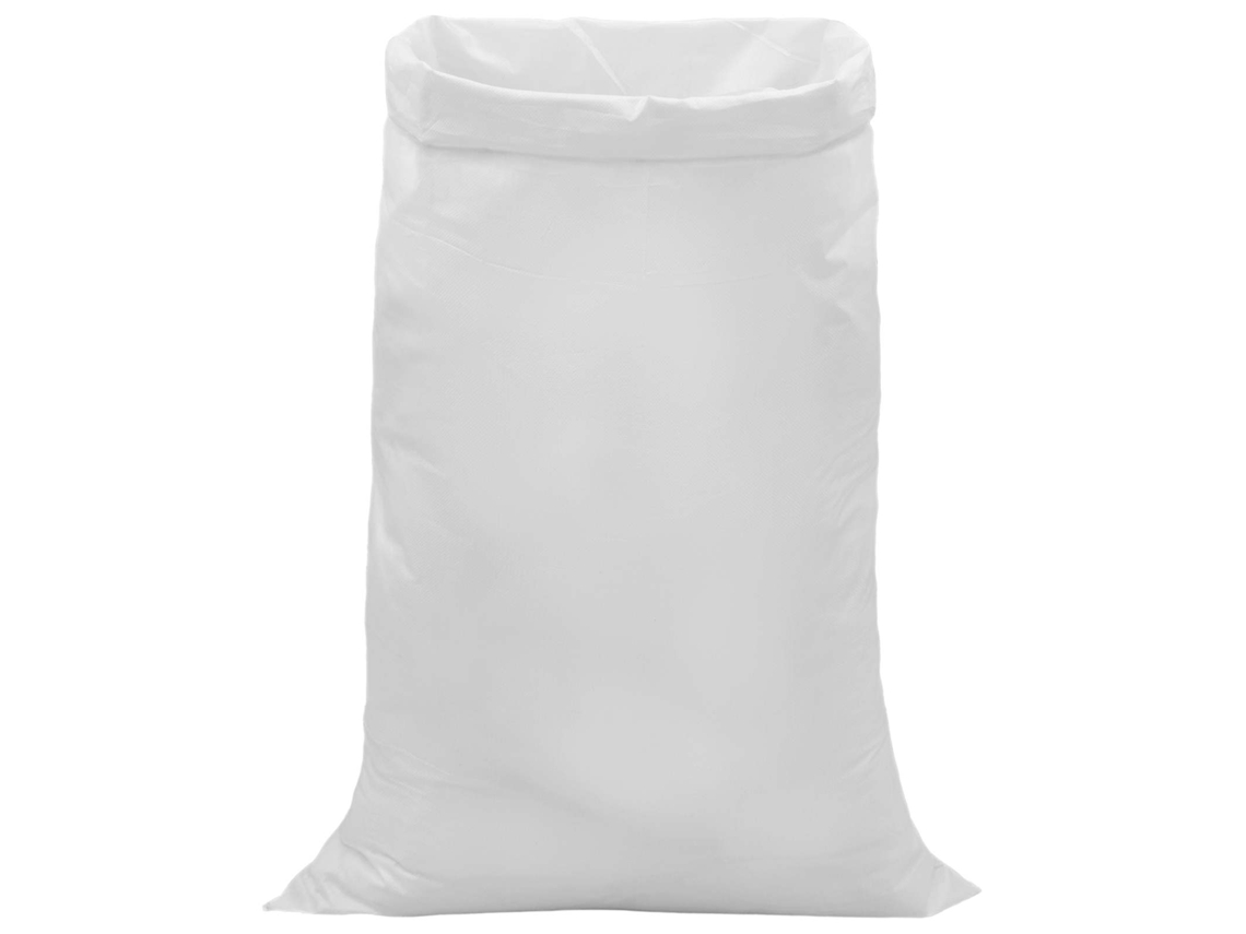 Vidaxl Sacos Woven 100 Pcs Branco 80 X 125 Cm Pp