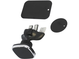 Suporte Para Celular Veicular, Suporte Para Cd Com Rotação De 360°, Preto, Compatível Com Gps, Magnético, Leve.