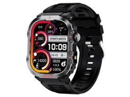 Smartwatch esportivo G45 para atividades ao ar livre, à prova d'água até 1 ATM, tela de 2,01 polegadas, com chamadas Bluetooth, bússola e lanterna. Bicicleta elétrica Ly
