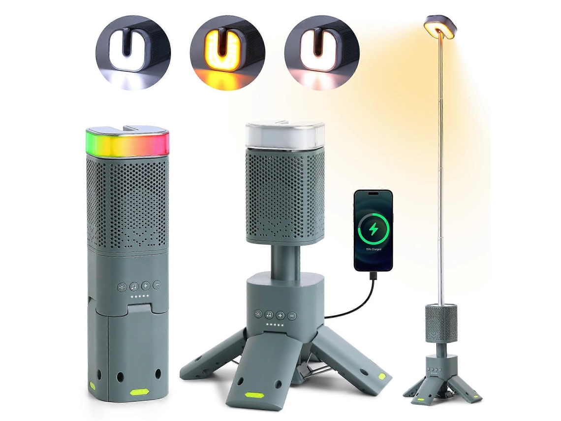Lanterna De Acampamento Recarregável De 14000 Mah, Operada Por Bateria, Luzes Telescópicas Para Áreas Externas, 5 Modos Olysi Shop