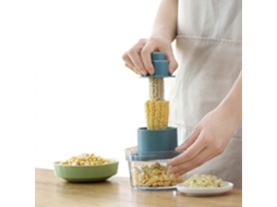 Máquina Peladora de Granos de Maíz Acero Inoxidable Desgranador Multifuncional para Maíz, Ajo Y Jengibre