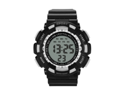 Reloj Deportivo Electrónico Simple Al Aire Libre Con Pantalla Digital Para Hombre Regalo (blanco)