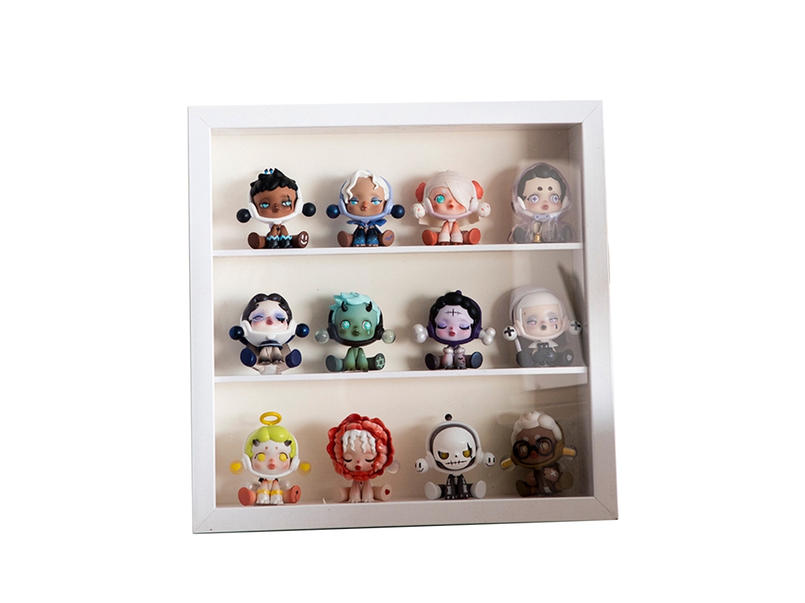 Display Case LAXISCREED para Miniaturas Anime Branco LAXISCREED