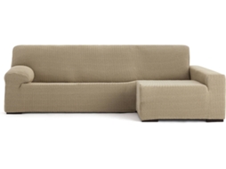 Capa de Chaise Longue Direita EYSA Premium Jaz Tecido Multielástico (360 x 180 x 120 cm - Poliéster e Algodão - Beige)