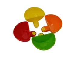 4 Tigelas de Molho LAXISCREED Multicolor