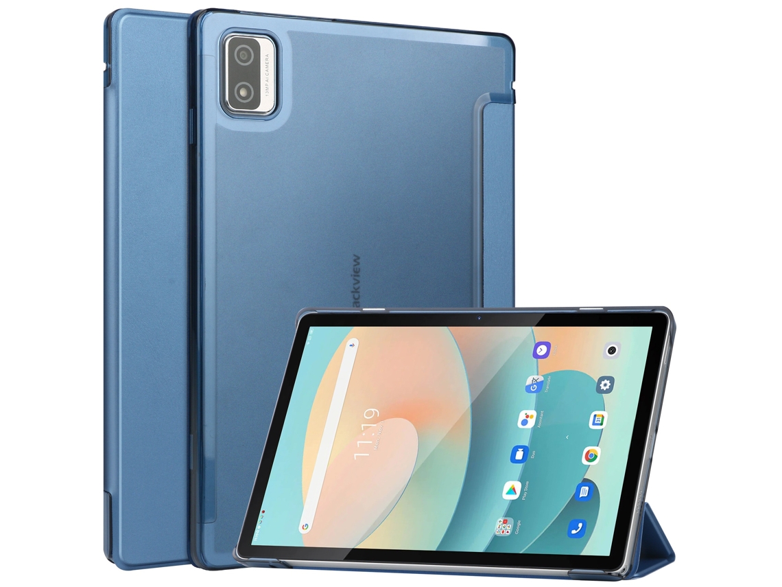 Capa Para Blackview Tab8 Wifi/tab 7wifi 10.1 Pol. 2023 Azul Celeste