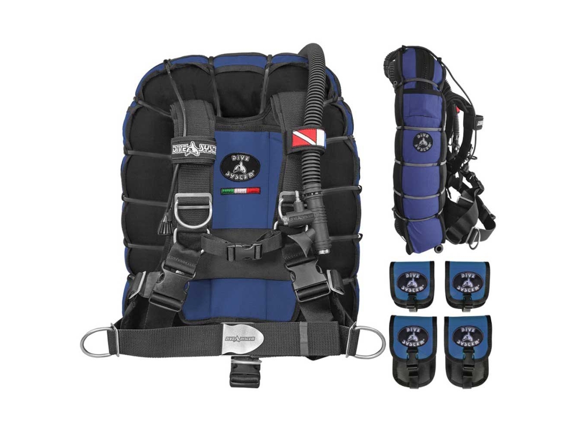Colete Fly Tech Azul Sdive System