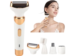 Barbeador Elétrico Para Homens E Mulheres, Barbeador Elétrico Feminino Sem Fio, 4 Em 1, Barbear Úmido E Seco Sem Dor Sunny Spaces