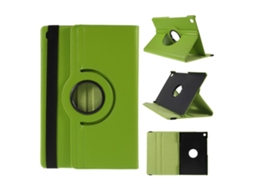 Capa De Couro Litchi Para Samsung Galaxy Tab S5e, Verde