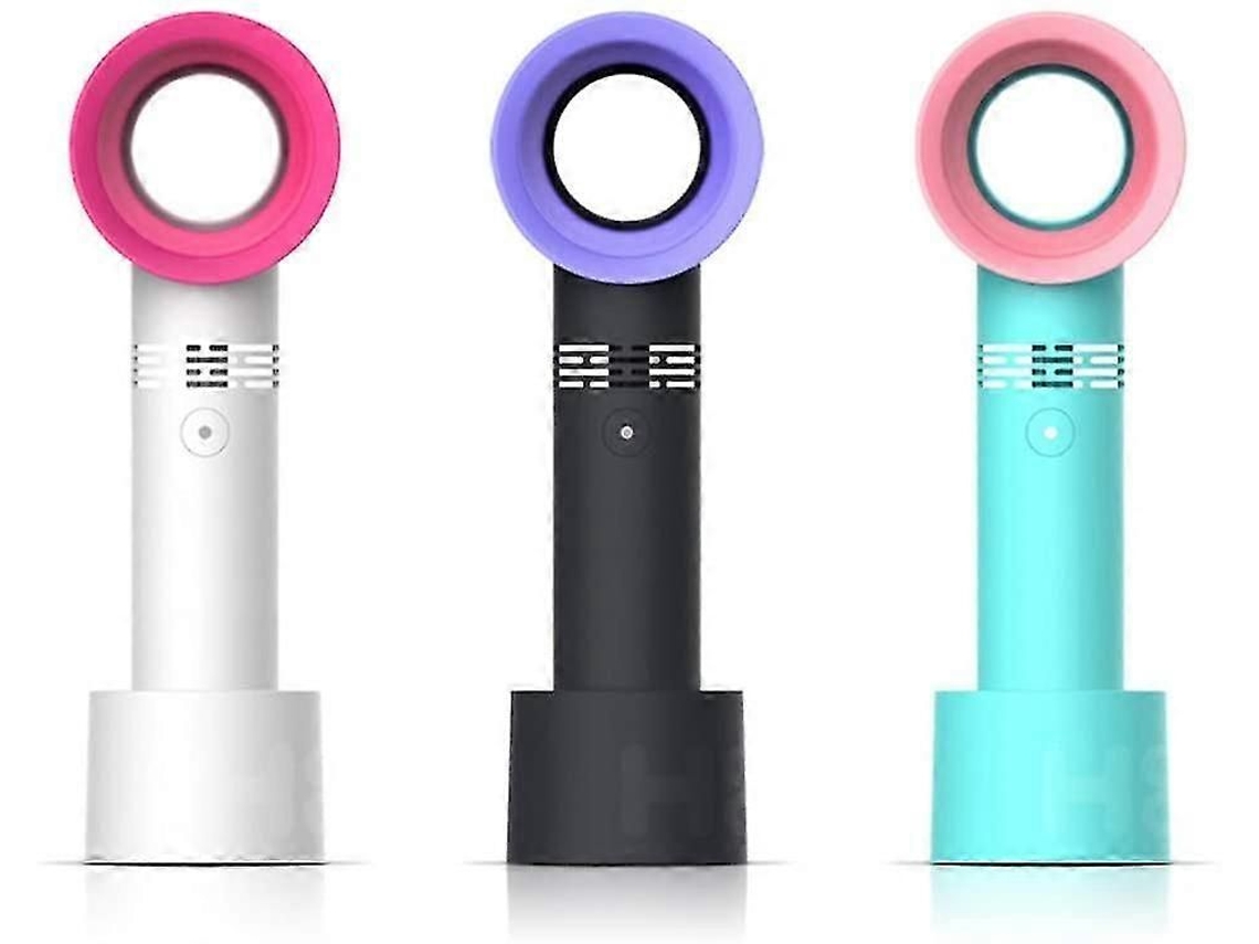 Mini Ventilador Portátil Recarregável Via Usb, Secador De Cílios, Mão Sem Hélices