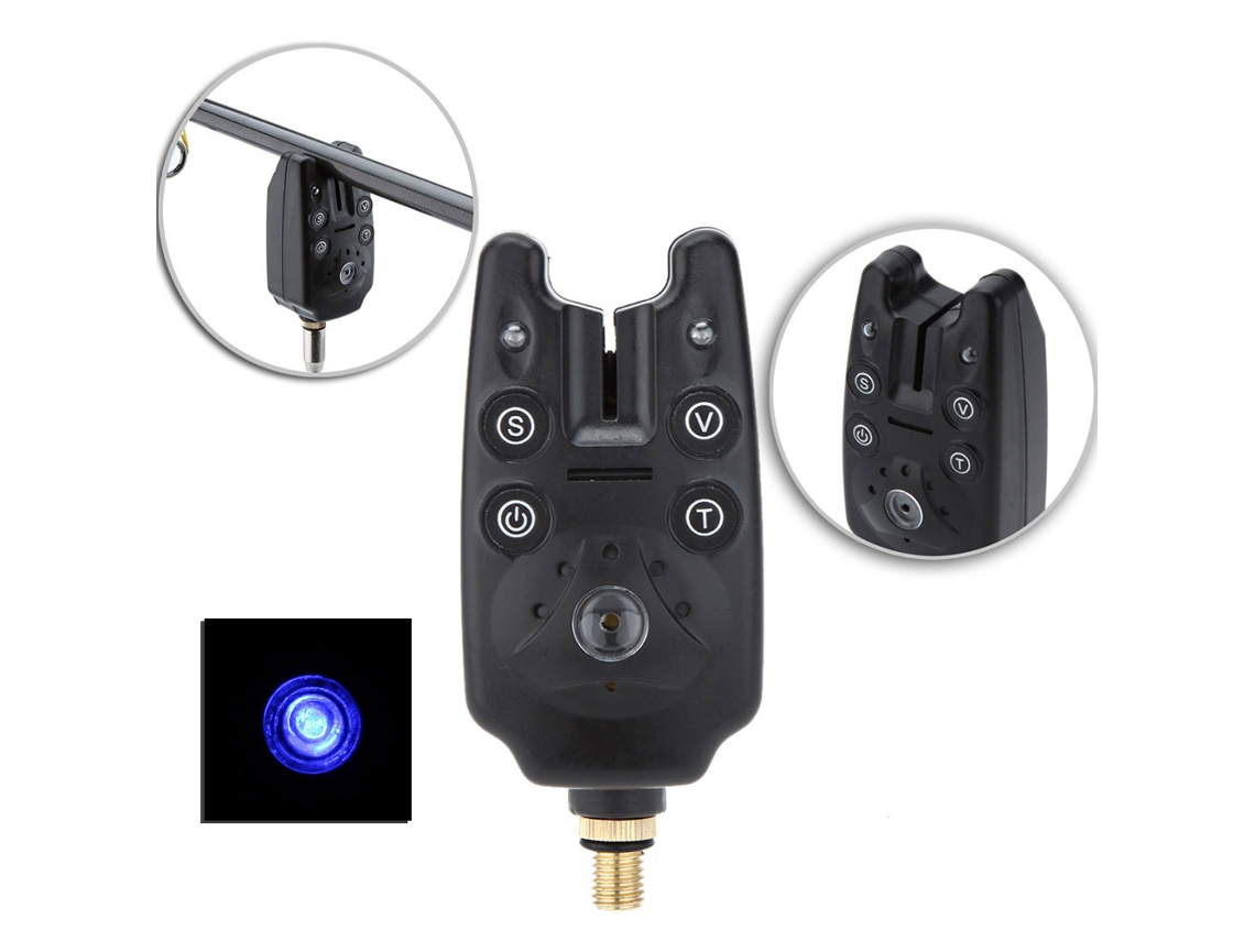 Alarme de Bite para Vara de Pesca com Led e Ajuste