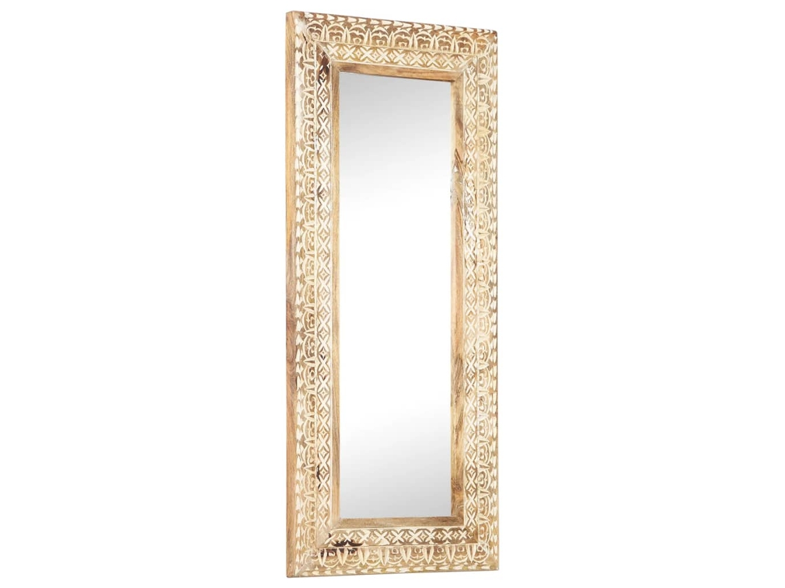 Mirror, Mirrors Vidaxl Marrom Madeira (110 X 50 X 2.6 Cm)
