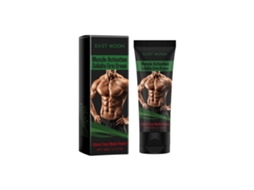 Creme de Cuidado Muscular East Moon para Homens Fitness Exercícios Firmar e Moldar Musculos