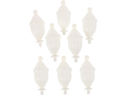 Conjunto De 8 Peças Enfeites Decorativos Para Mosquiteiro, Ornamentos De Plástico Para Postes Cama, Repelente De
