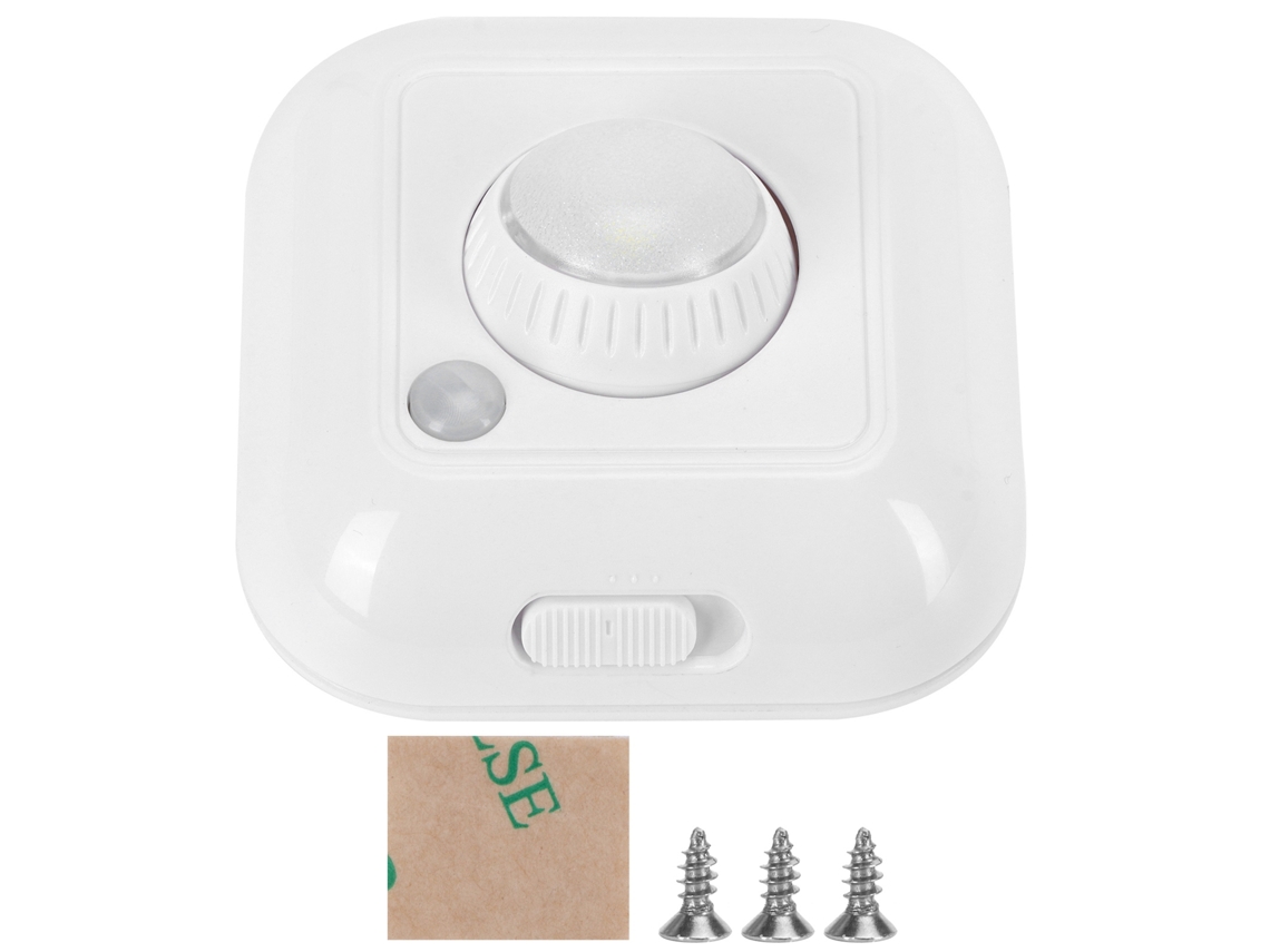 Lâmpada de Armário Led Sensor Movimento Pir 3 Níveis Brilho Luz Noturna Inteligente S/MARCA
