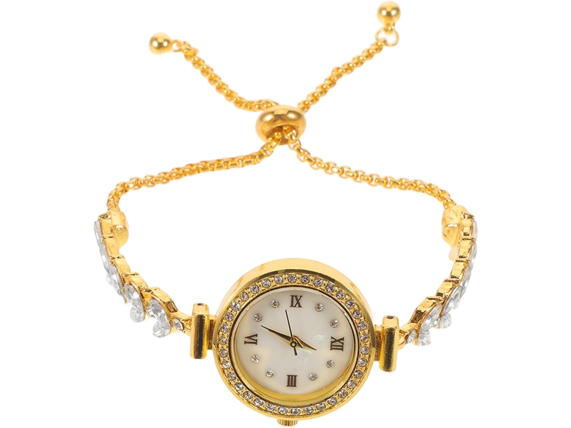 Relógio Feminino GOKOCO com Pulseira de Couro, Numerais Decorativos, Movimento Quartzo, Fácil Leitura, Escritório