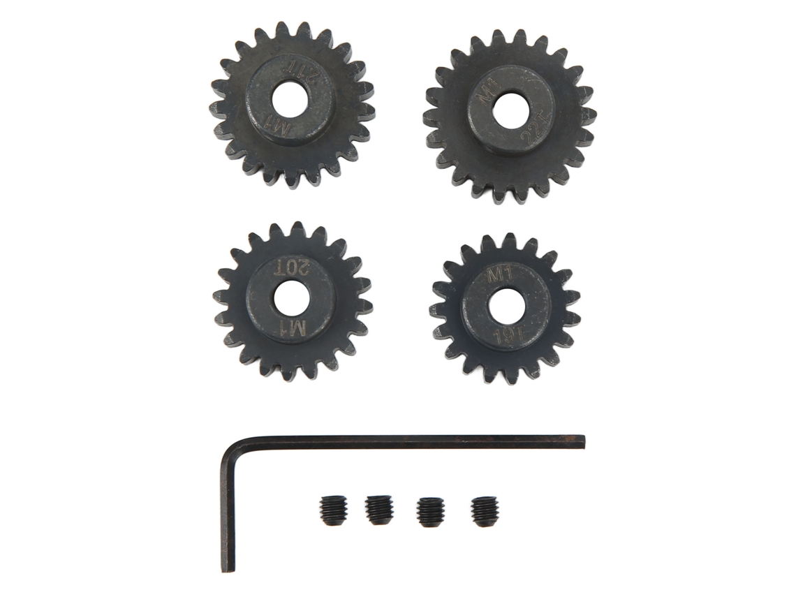 Mali kit de Engrenagens Pinion para Motor Rc M1 5mm 19t 20t 21t 22t para Carro Modelo 1/8