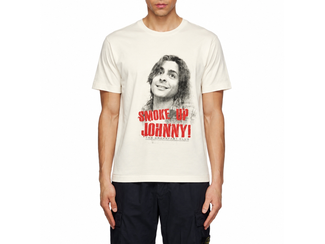 Rockinstone Breakfast Club Movie Smoke Up Solid Natural Adult T-shirt Size:xxl
