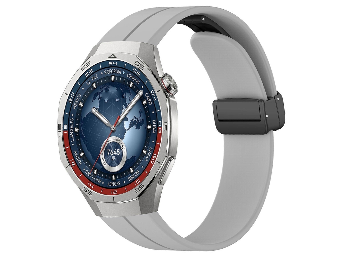 Pulseira De Silicone Dobrável Com Fecho Magnético
