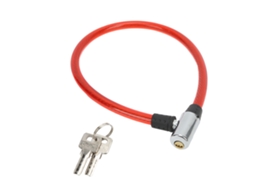 Candado De Cable Para Bicicleta Acero Fuerte Duradero Portátil Para Bicicleta Motocicleta Puerta Rojo