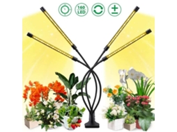Luminária Para Plantas Marca Modelo 160 Leds 40w 5 Níveis Ajustáveis ​​ Espectro Completo Slowmoose