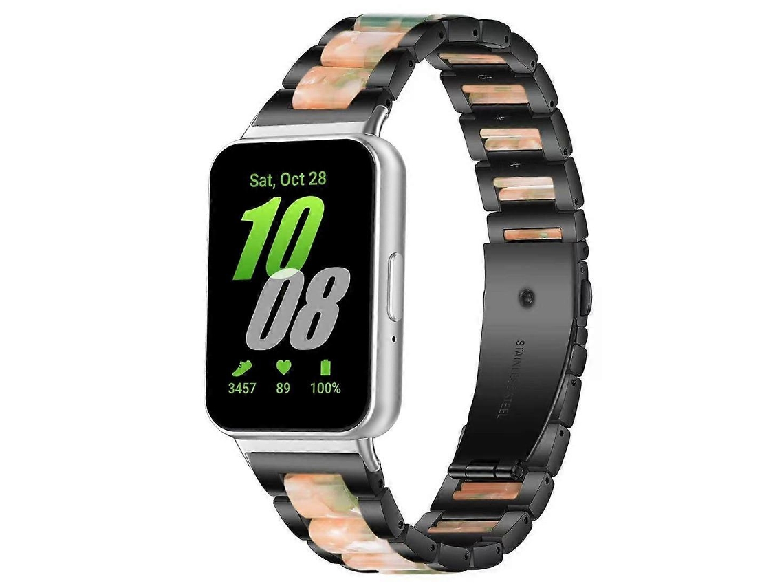 Pulseira De Relógio De Resina Metálica Xdfind Com Três Contas