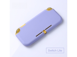 Capa para Nintendo Switch Lite, Capa Protetora Semi fechada em Tpu SPQMENT (roxa)