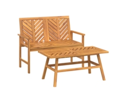 Conjunto de Lounge de Jardim 2 Pcs Madeira de Acácia Maciça MAISON EXCLUSIVE