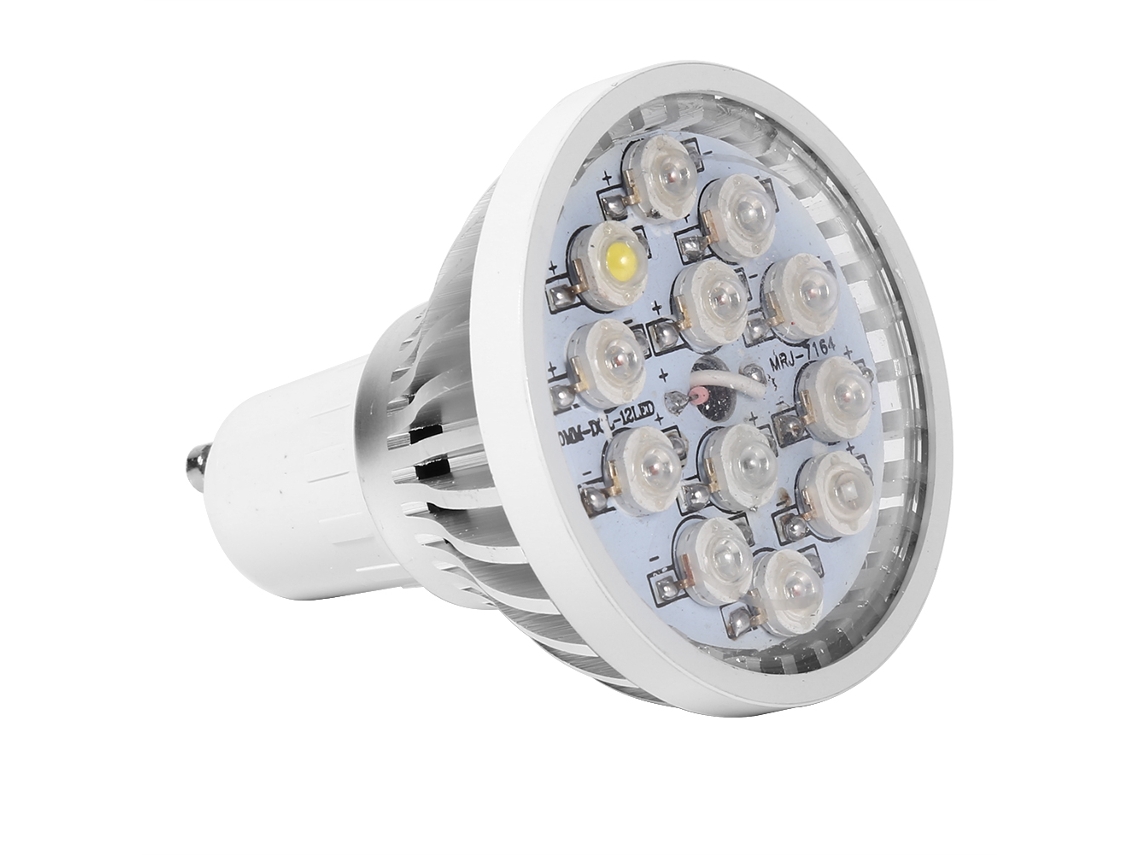 KOFIHETY Lâmpada LED para cultivo de flores e plantas de 24 W e 12 W, 85-265 V, com soquete curto GU10