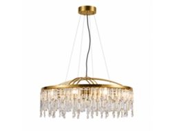 Candeeiro de Teto de Cristal PIBAOGU Asled 807 (dourado)