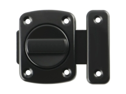 Fechadura De Porta Giratória, Trava De Porta Giratória, Trava De Porta Com 6 Parafusos Para Porta, Janela, Armário E Jardim, Acab Aquaforge