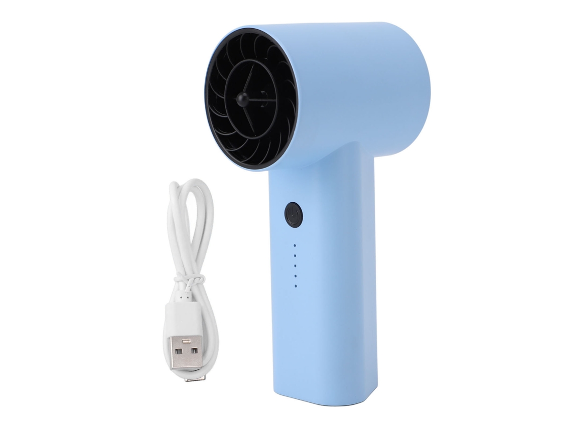 Vento Portátil 130000rpm 5 Velocidades 2200mah Azul Céu