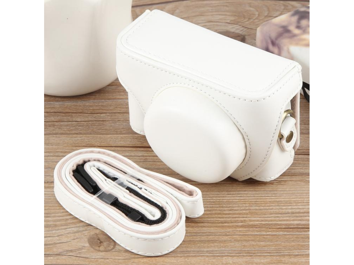 Bolsa De Couro Para Câmera Com Alça Para Câmera Sony Zv 1f Vlog Brilvibera